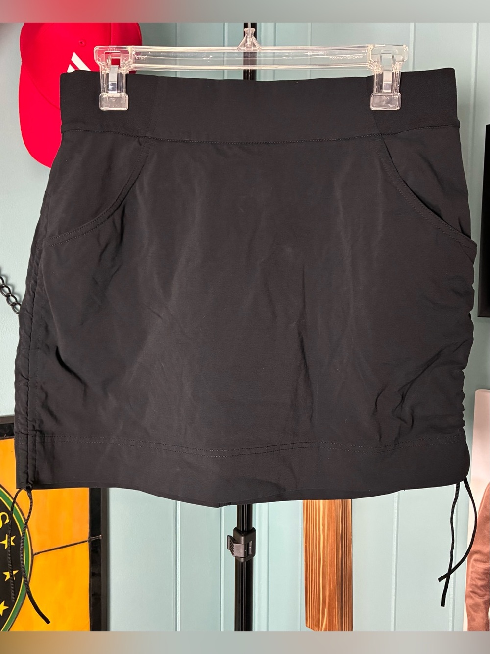 Columbia Black Performance Skort with Logo Detail